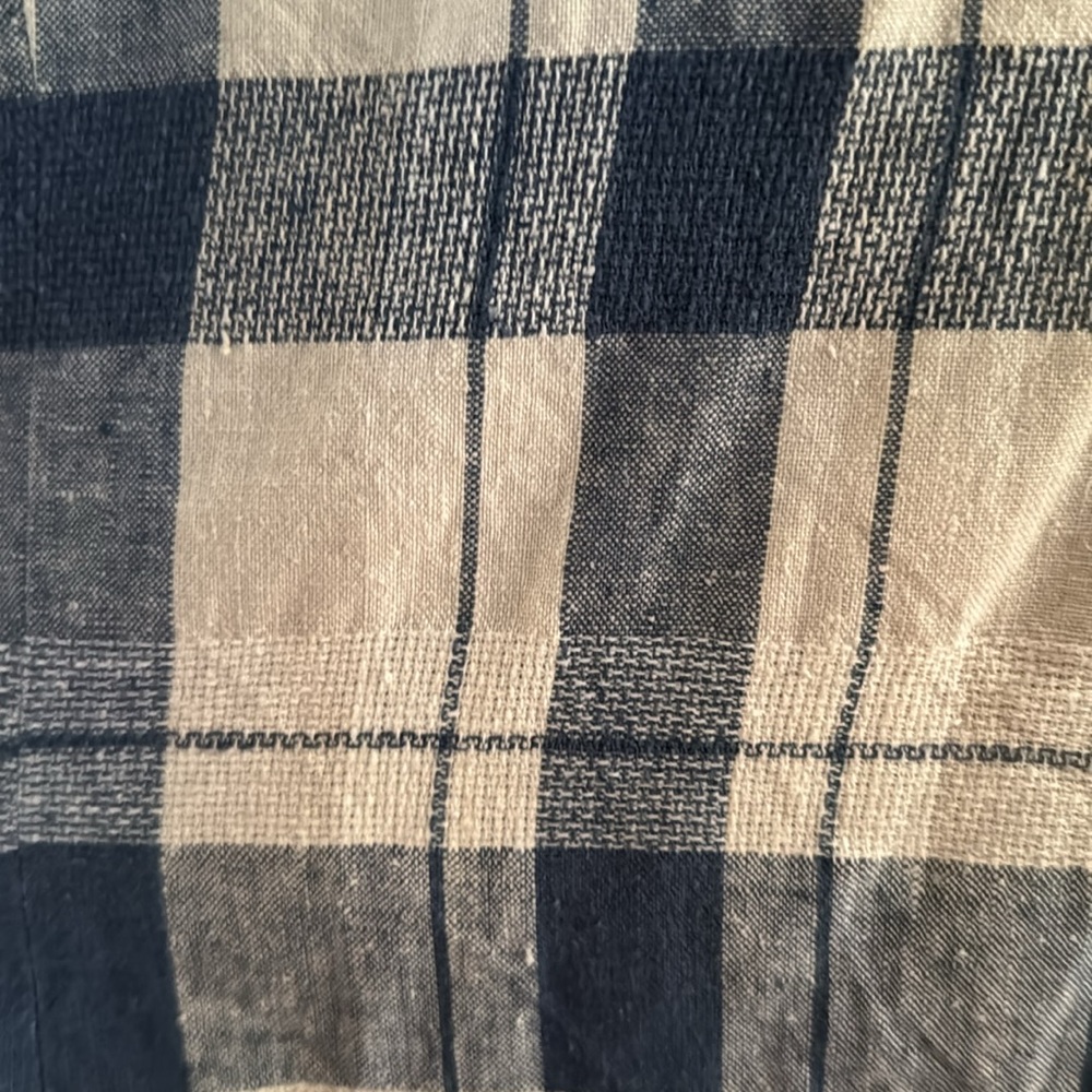 Vintage! San Moire Long Plaid Blazer Size L - Picture 10 of 13